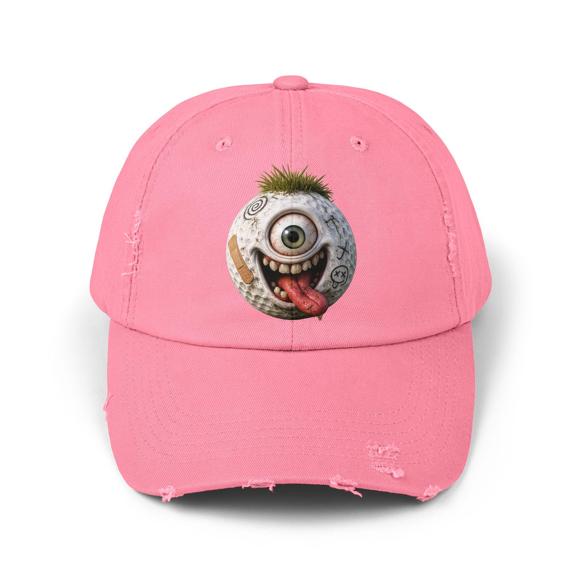 One-Eyed White Golf Ball Golf Madness.