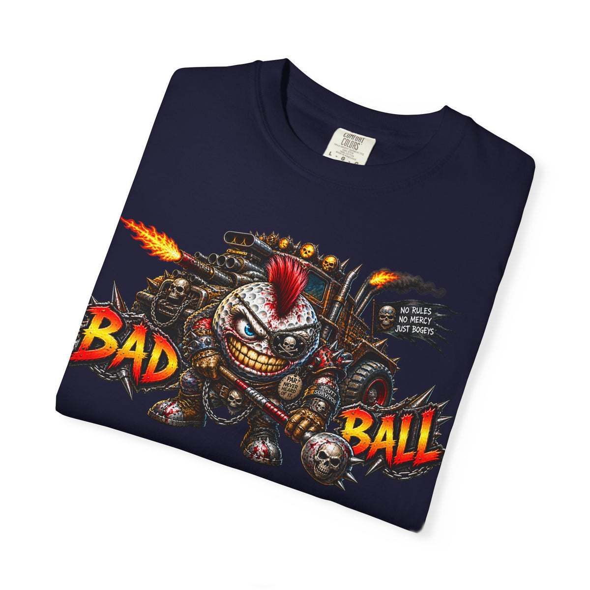 Golf Madness – Wasteland Warrior Golf Ball T-Shirt