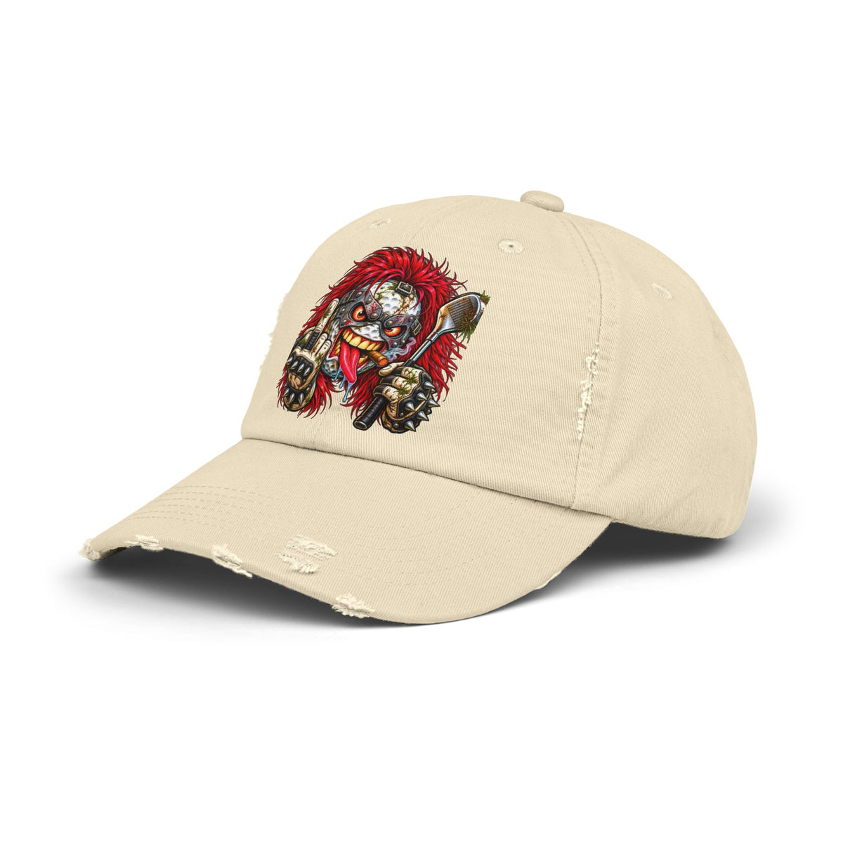 Heavy Metal Rocker Golf Ball – Golf Madness Distressed Dad Hat