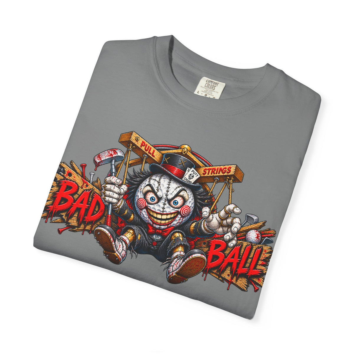 Golf Madness – Psycho Puppet Golf Ball T-Shirt