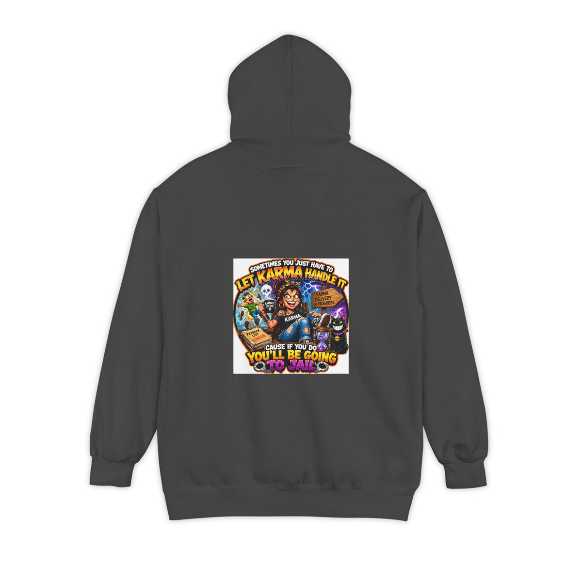 Karma – Total Madness Garment-Dyed Pullover Hoodie
