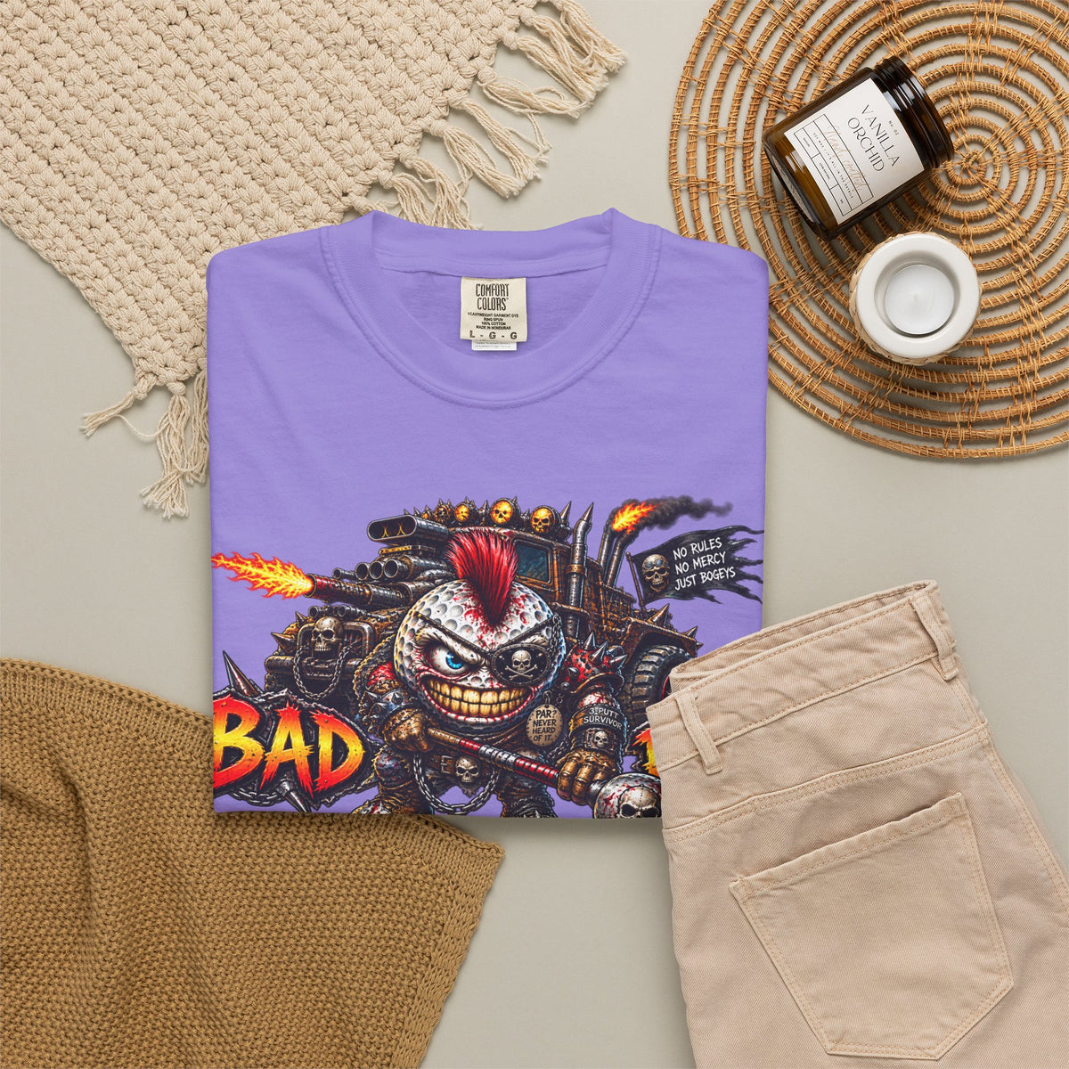 Golf Madness – Wasteland Warrior Golf Ball T-Shirt