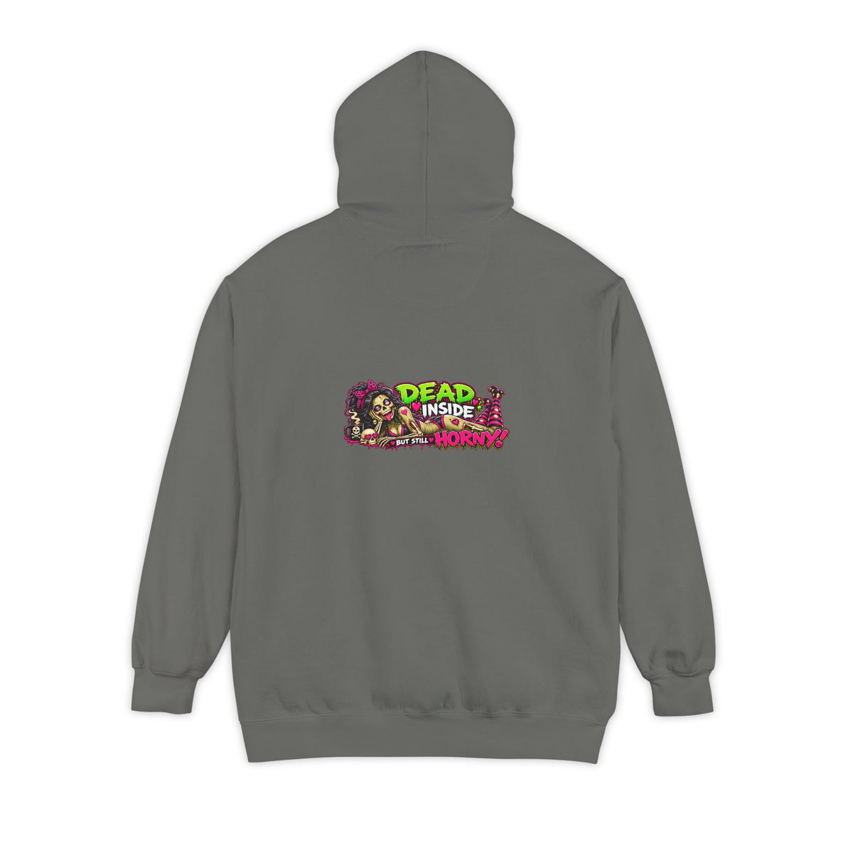 Dead Inside – Total Madness Garment-Dyed Pullover Hoodie