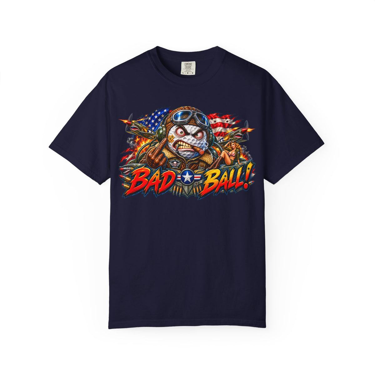 Golf Madness – Air Force Flying Ace Golf Ball T-Shirt