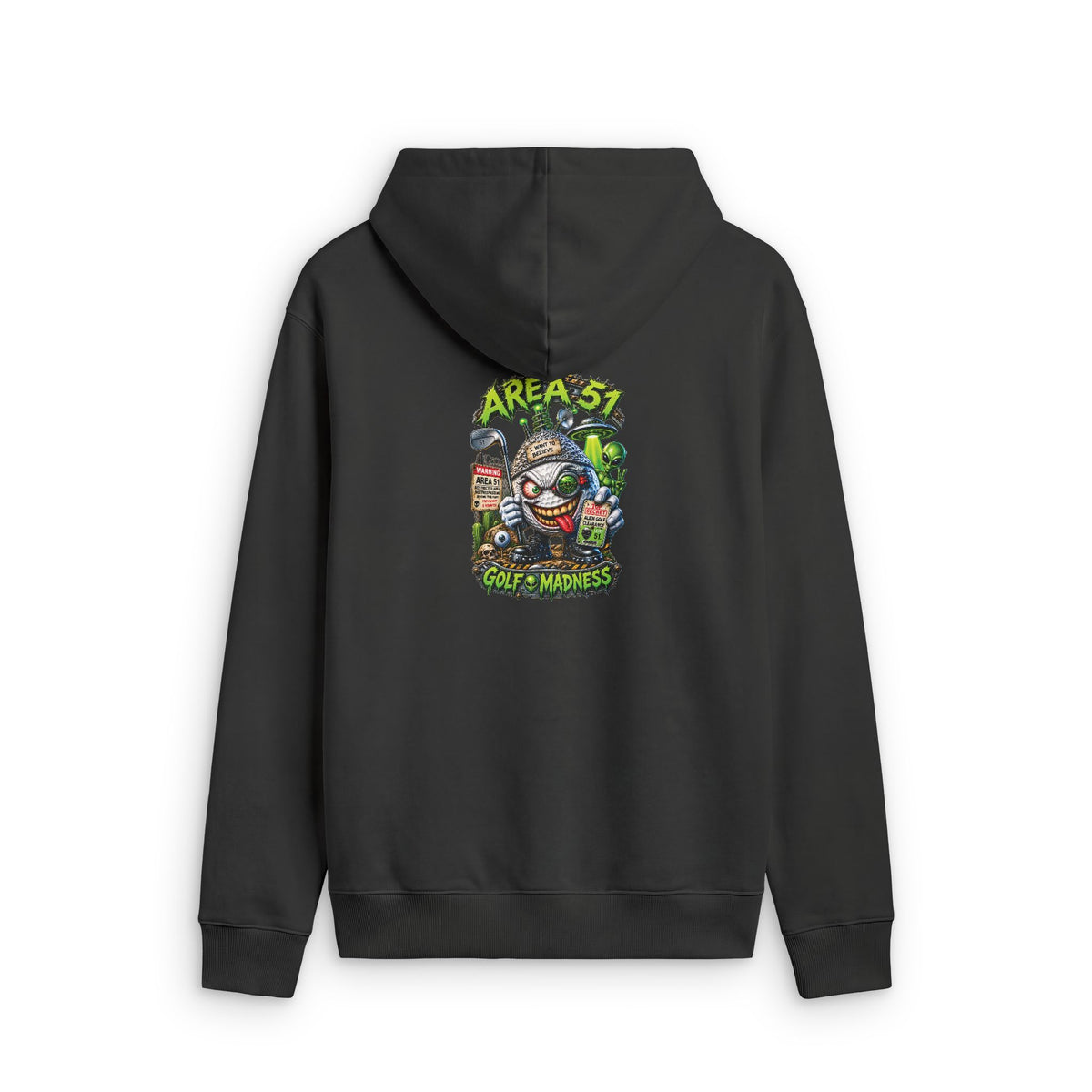 Area 51 Golf Ball – Golf Madness Faded Zip Hoodie