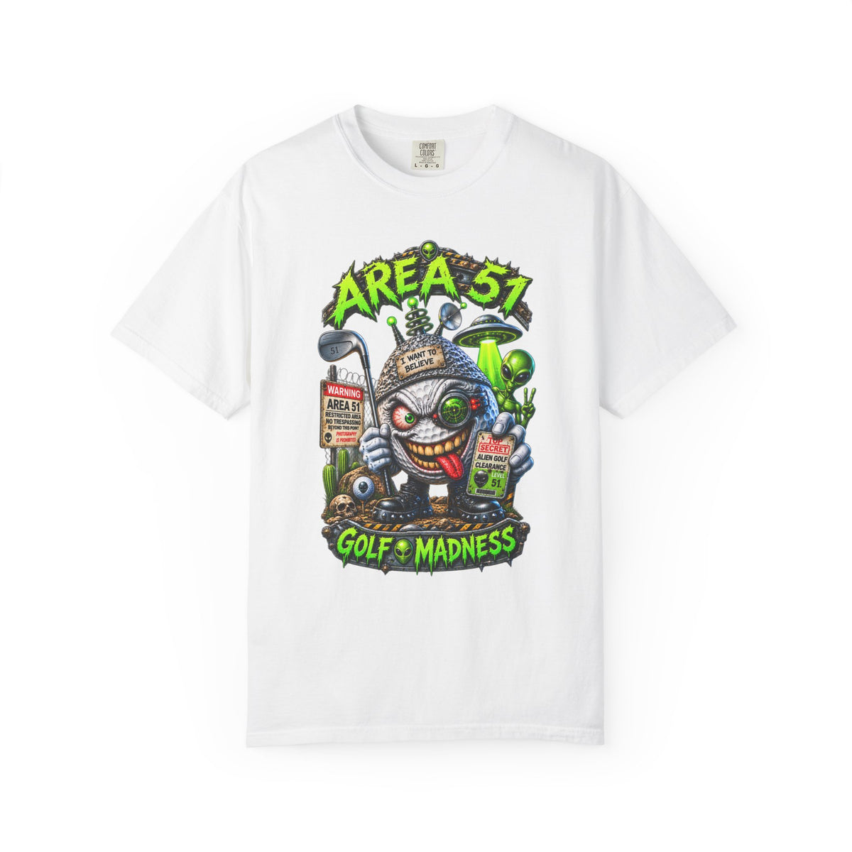 Golf Madness – Area 51 Golf Ball Vertical Edition 👽⛳