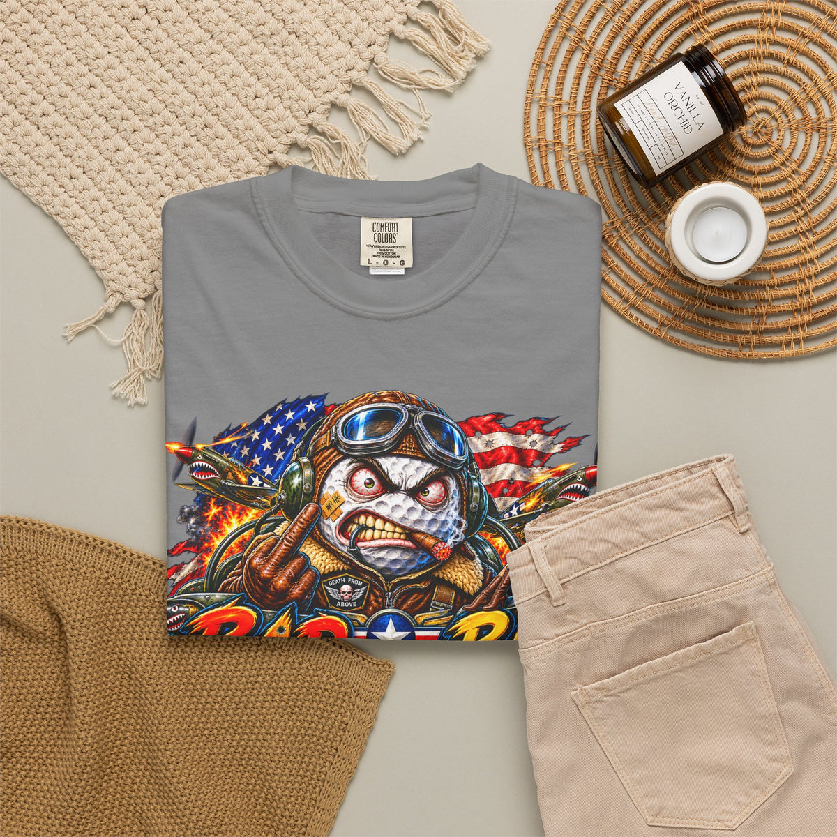 Golf Madness – Air Force Flying Ace Golf Ball T-Shirt