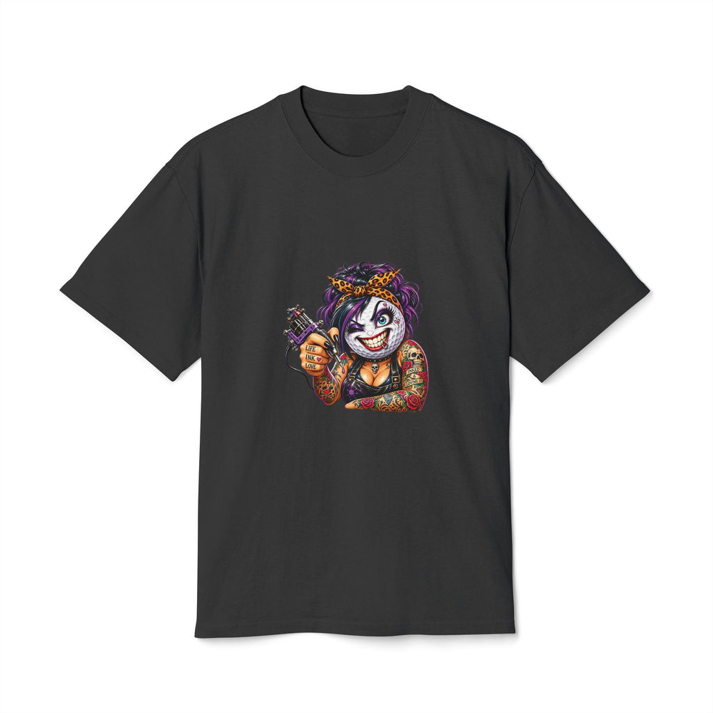 Tattoo Artist Golf Ball – Golf Madness Heavy Faded T-Shirt