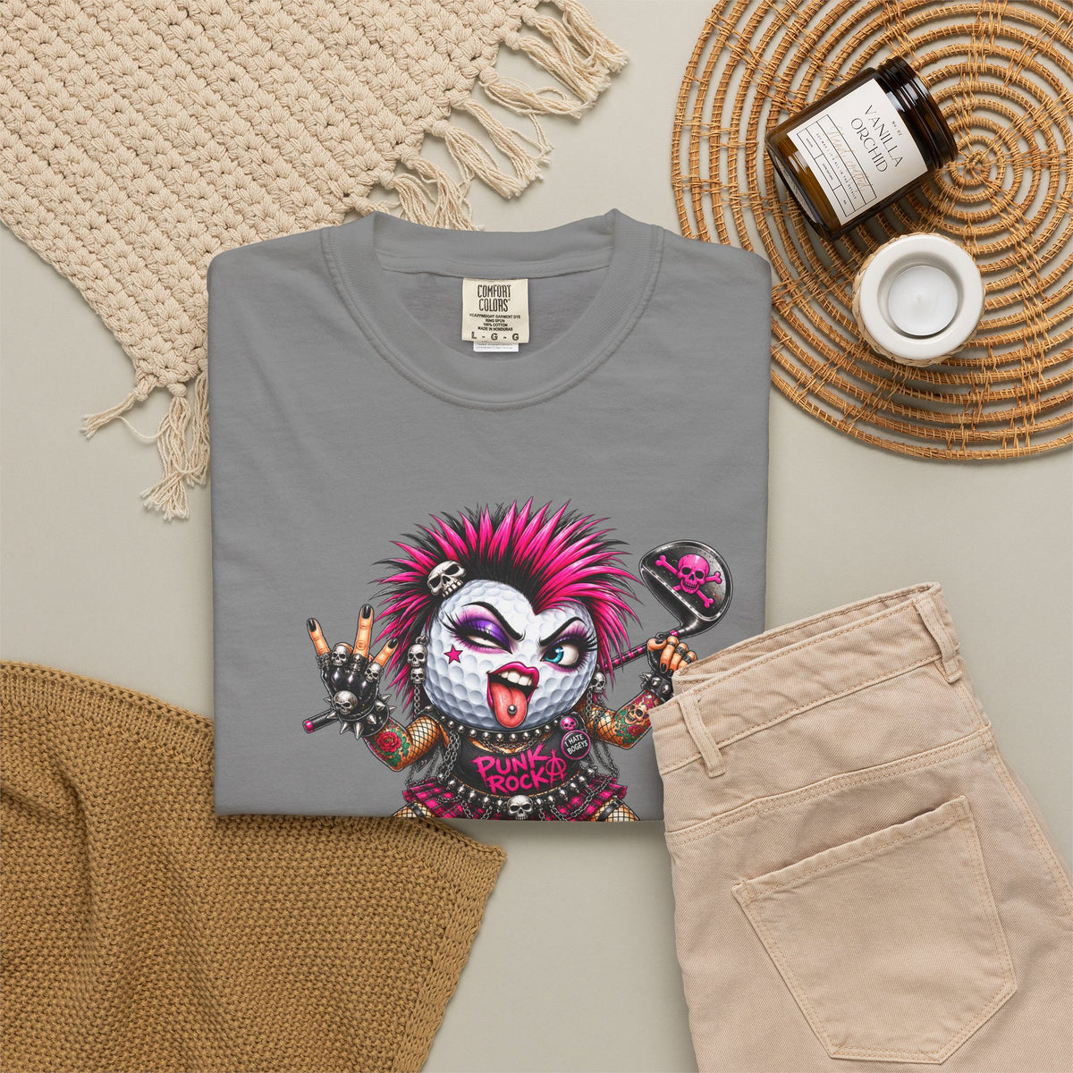 Punk Rock Golfer Girl Golf Ball – Golf Madness