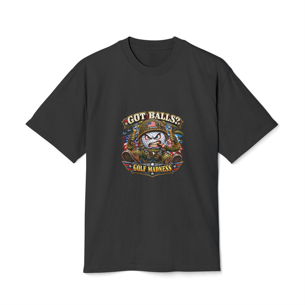 Paratrooper Golf Ball – Golf Madness Heavy Faded T-Shirt