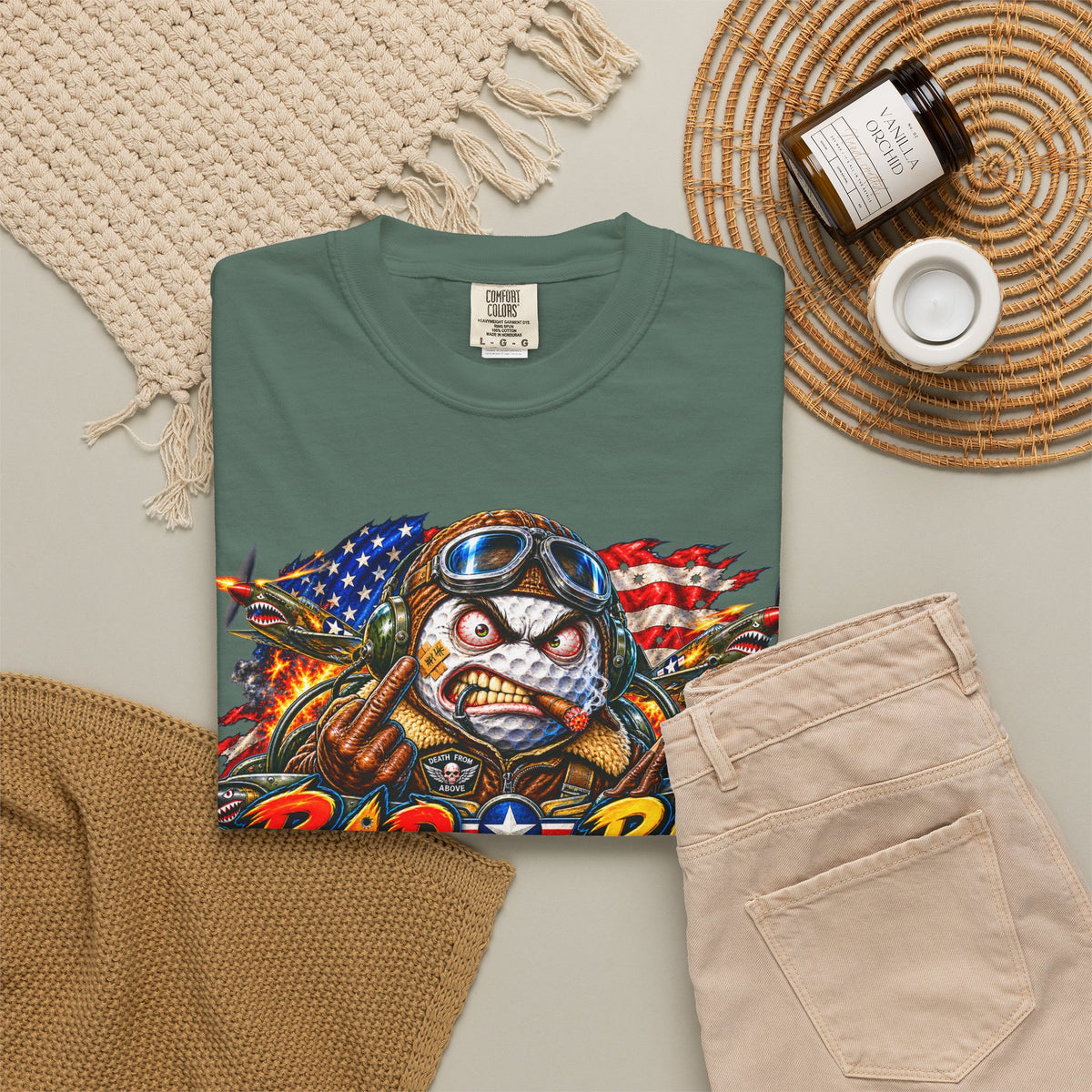 Golf Madness – Air Force Flying Ace Golf Ball T-Shirt