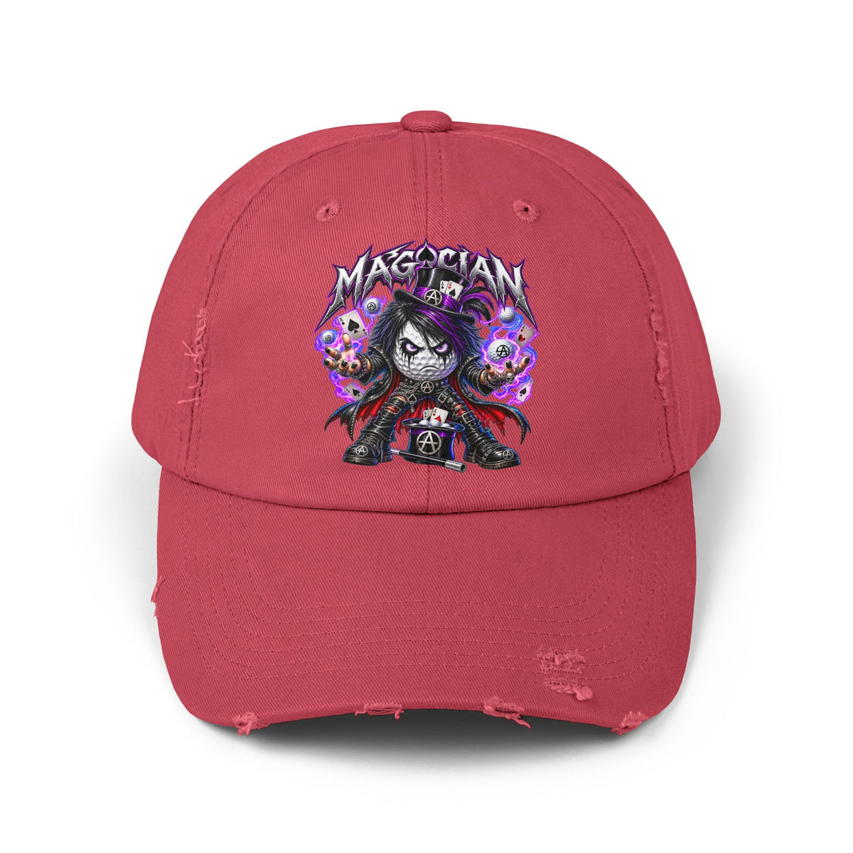Dark Illusionist Golf Ball – Golf Madness Distressed Dad Hat