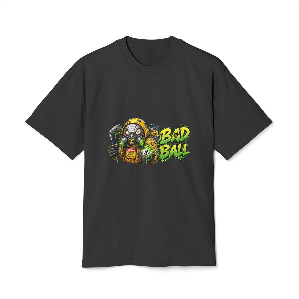 Radioactive Gas Mask Golf Ball – Golf Madness Heavy Faded T-Shirt
