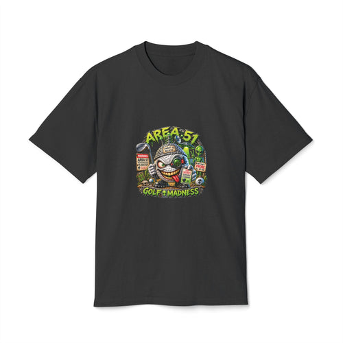 Alien Golf Ball – Golf Madness Heavy Faded T-Shirt