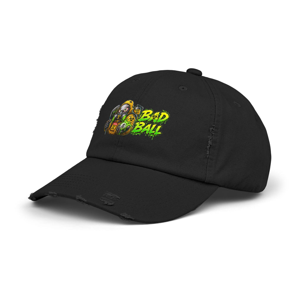 Radioactive Gas Mask Golf Ball – Golf Madness Distressed Dad Hat