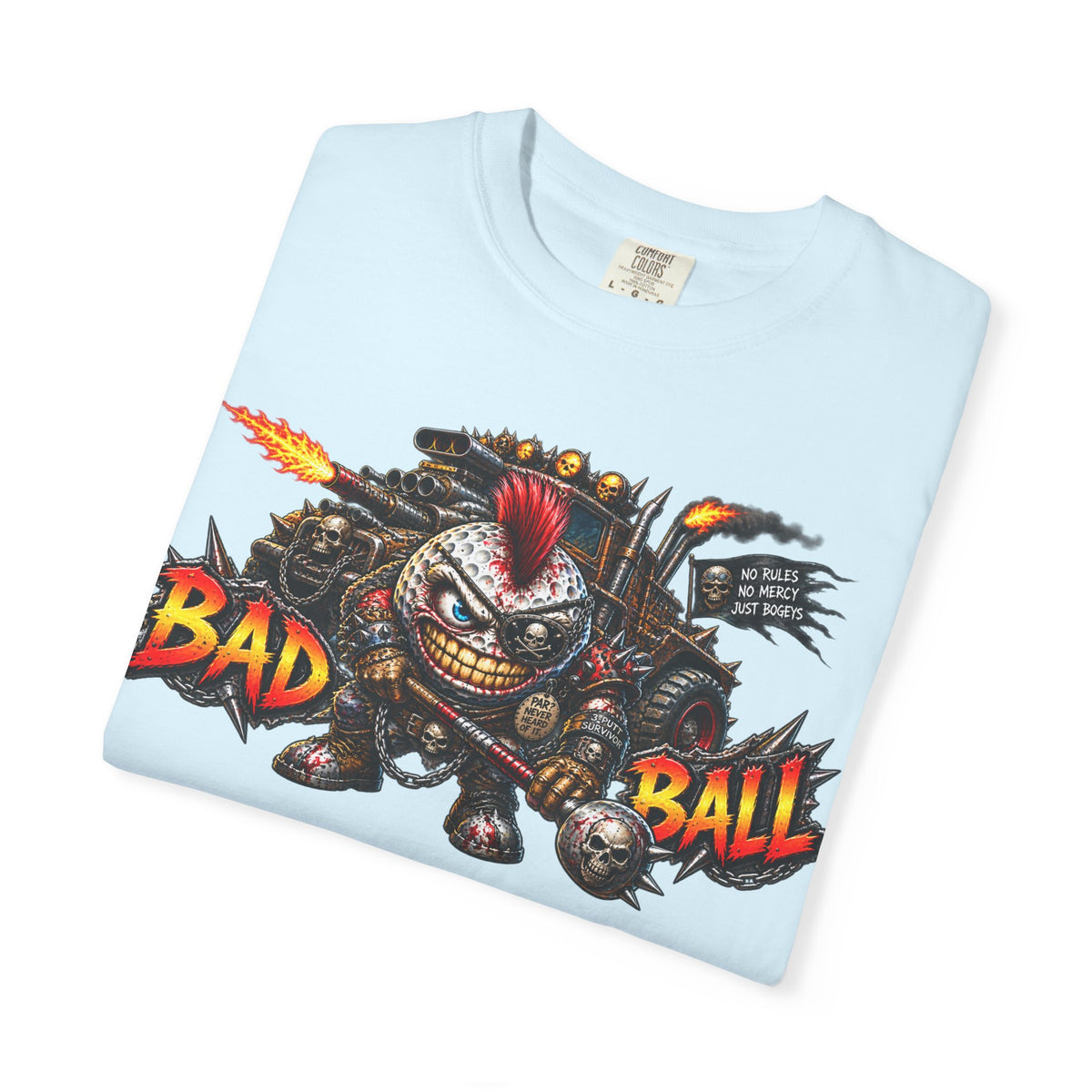 Golf Madness – Wasteland Warrior Golf Ball T-Shirt