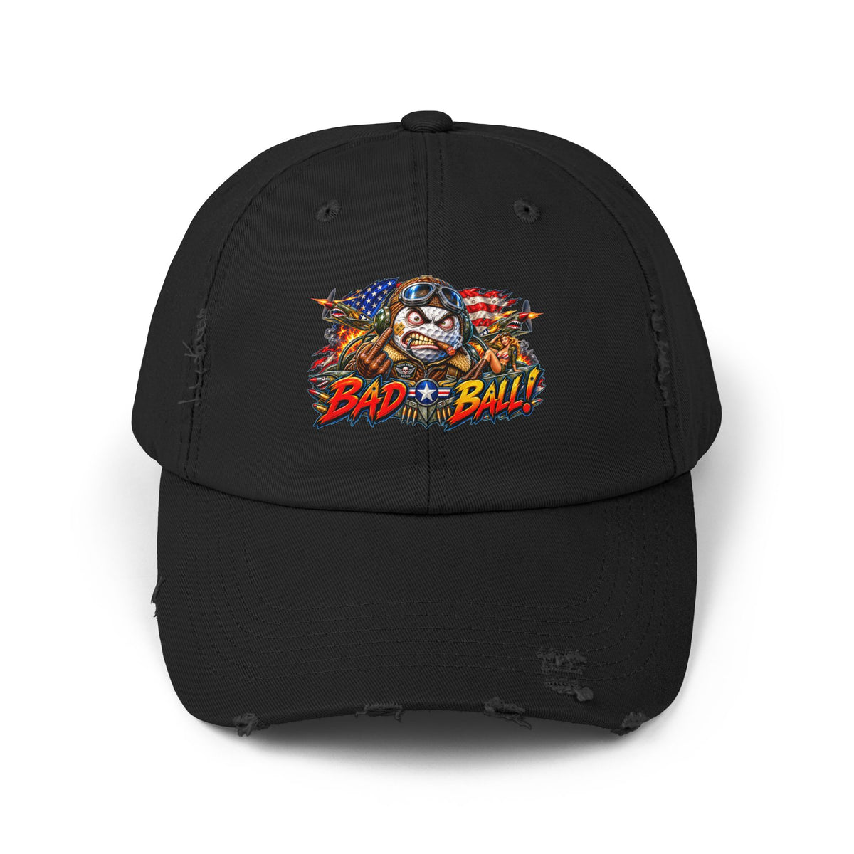 Air Force Flying Ace Golf Ball – Golf Madness Distressed Dad Hat
