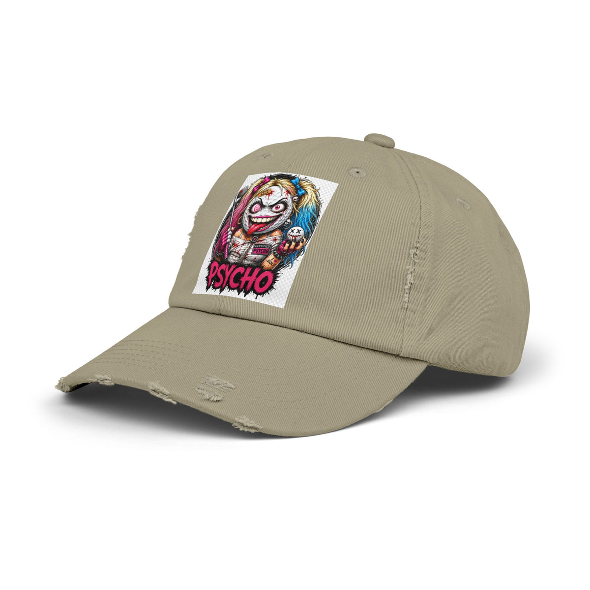 Psycho Girl Golf Ball #2 – Golf Madness Distressed Dad Hat