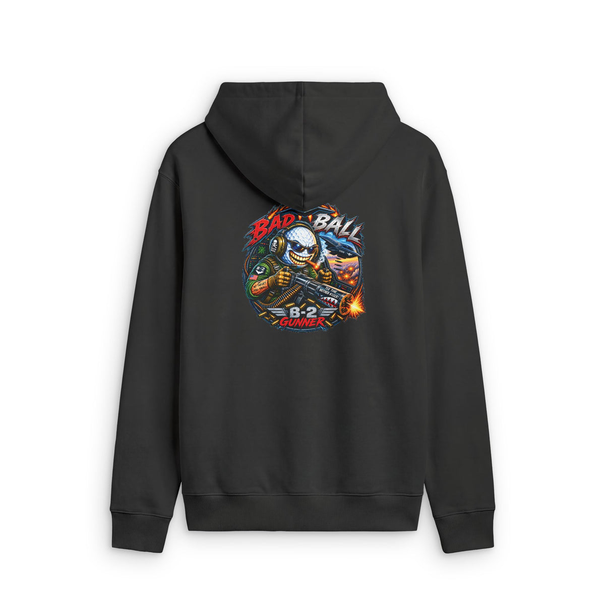 B-2 Bomber Gunner Golf Ball – Golf Madness Faded Zip Hoodie