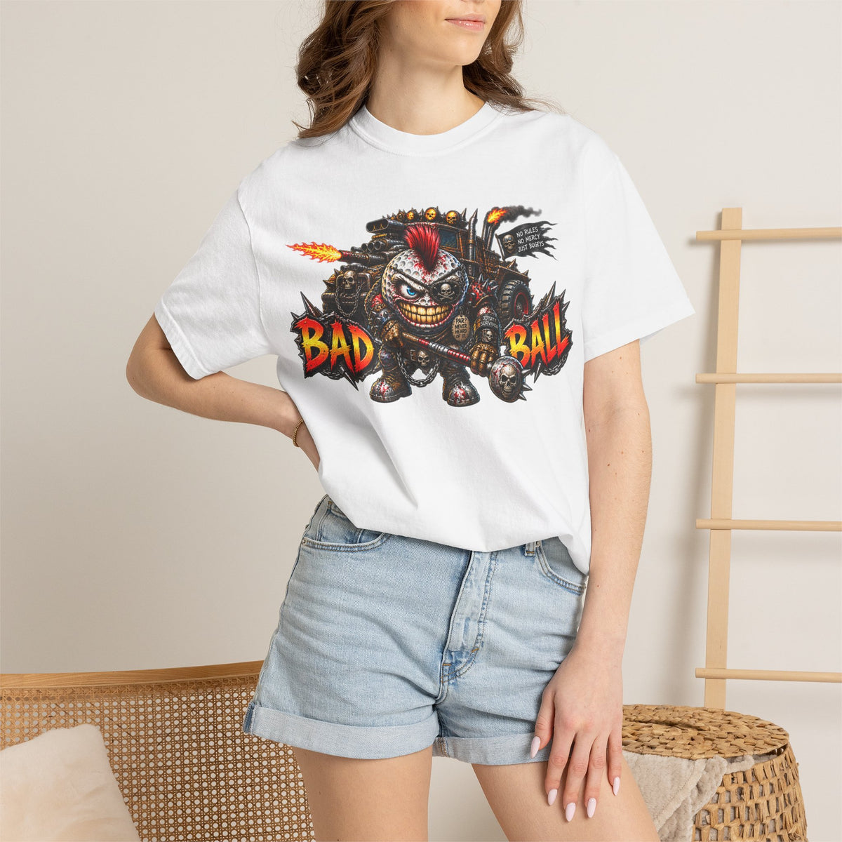 Golf Madness – Wasteland Warrior Golf Ball T-Shirt