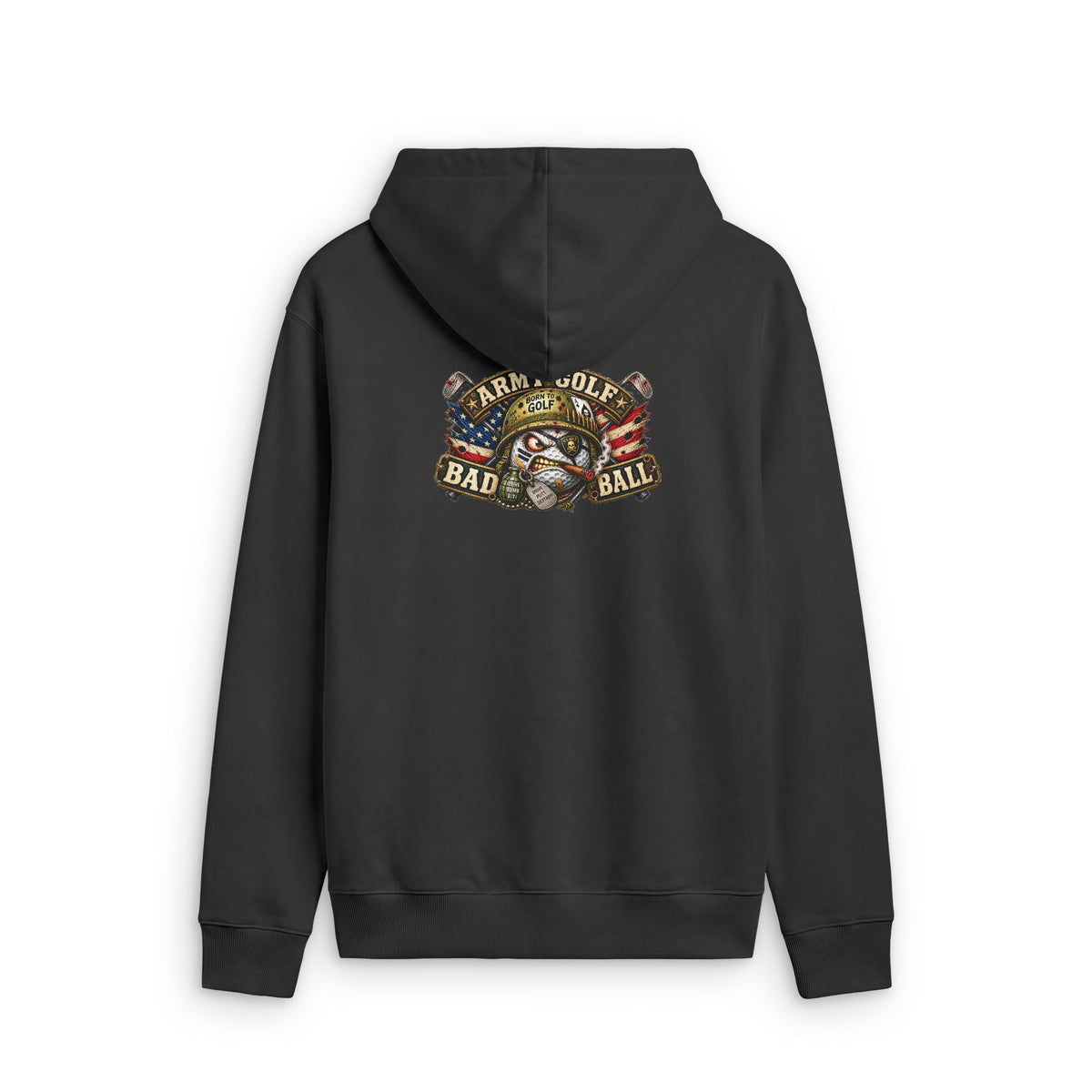 Army Combat Golf Ball – Golf Madness Faded Zip Hoodie