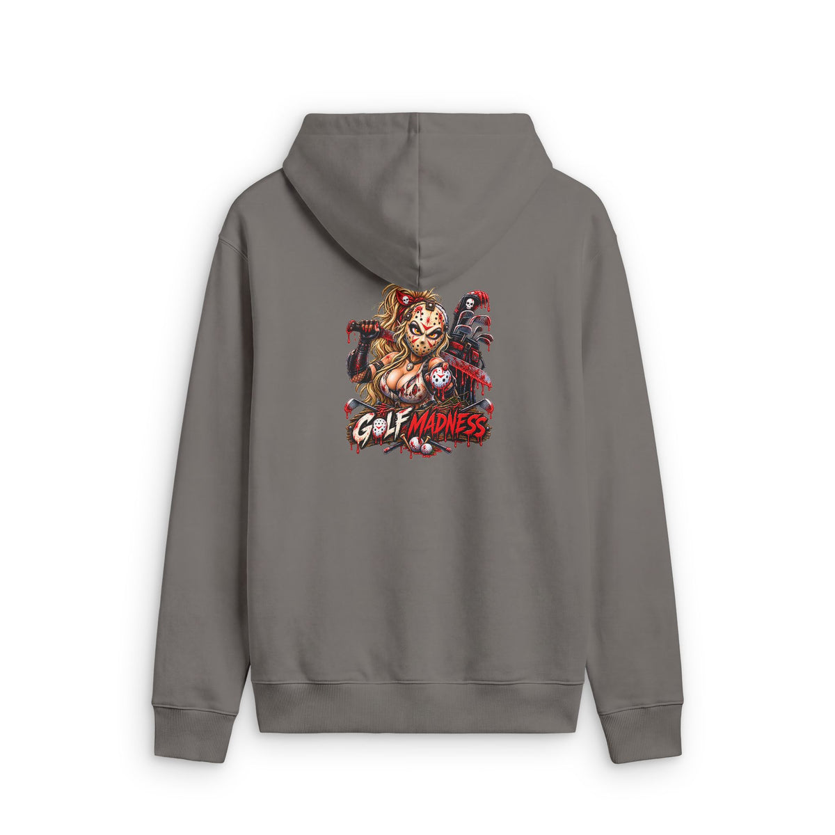 Slasher Girl Golf Ball – Golf Madness Faded Zip Hoodie