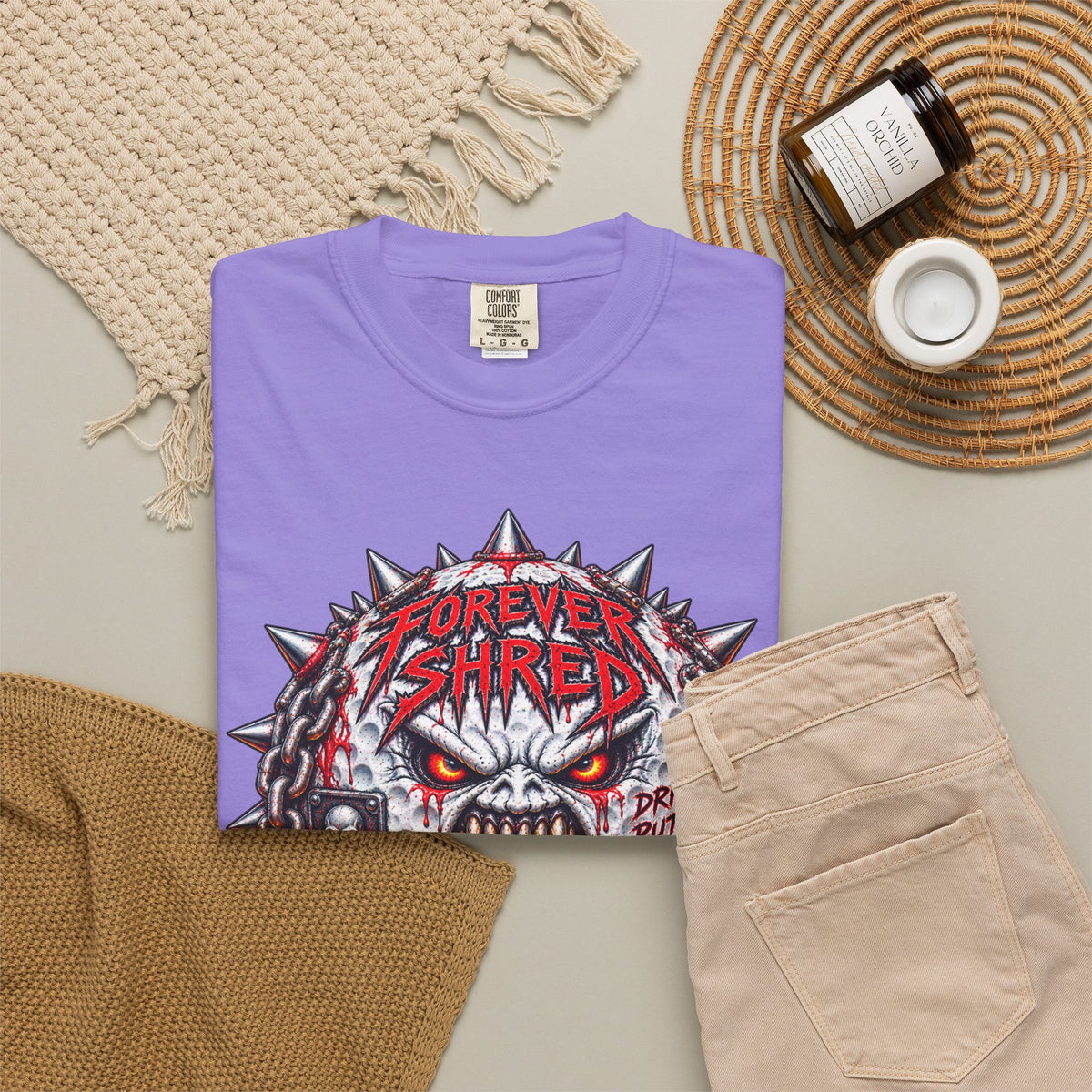 Golf Madness – Heavy Metal Golf Ball T-Shirt 🤘