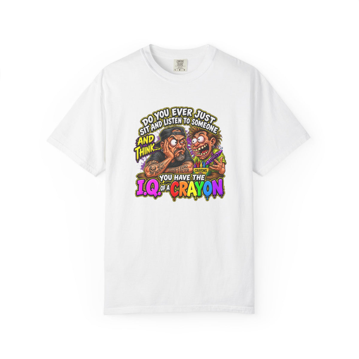IQ of a Crayon Male – Total Madness