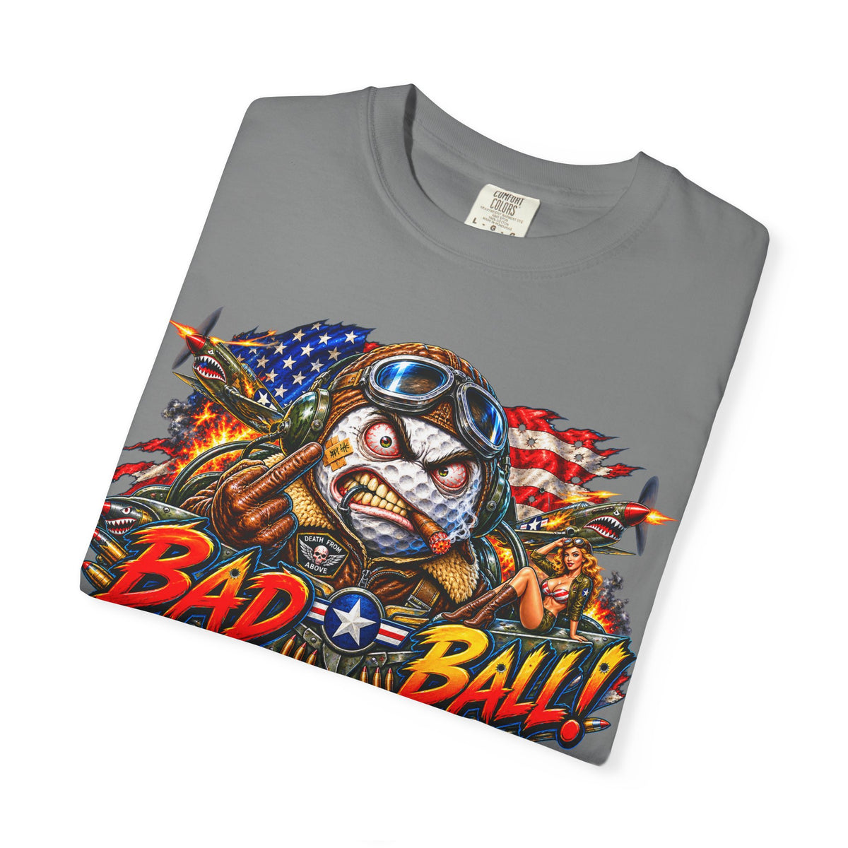 Golf Madness – Air Force Flying Ace Golf Ball T-Shirt