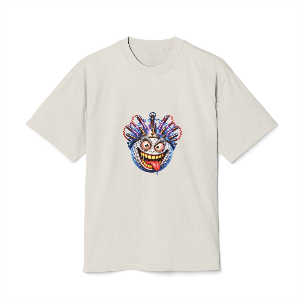 Electrified Golf Ball – Golf Madness Heavy Faded T-Shirt