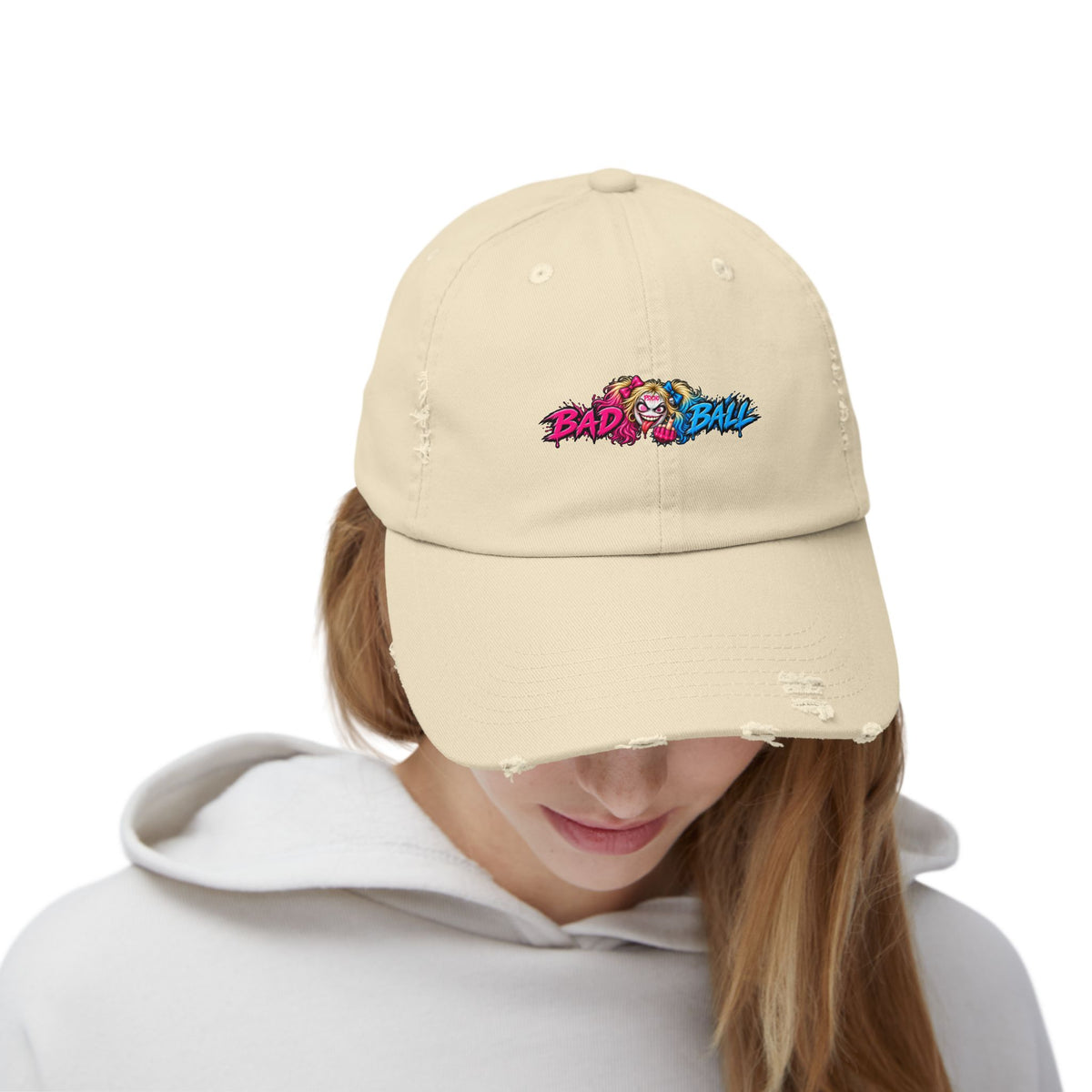 Psycho Girl Golf Ball – Golf Madness Distressed Dad Hat