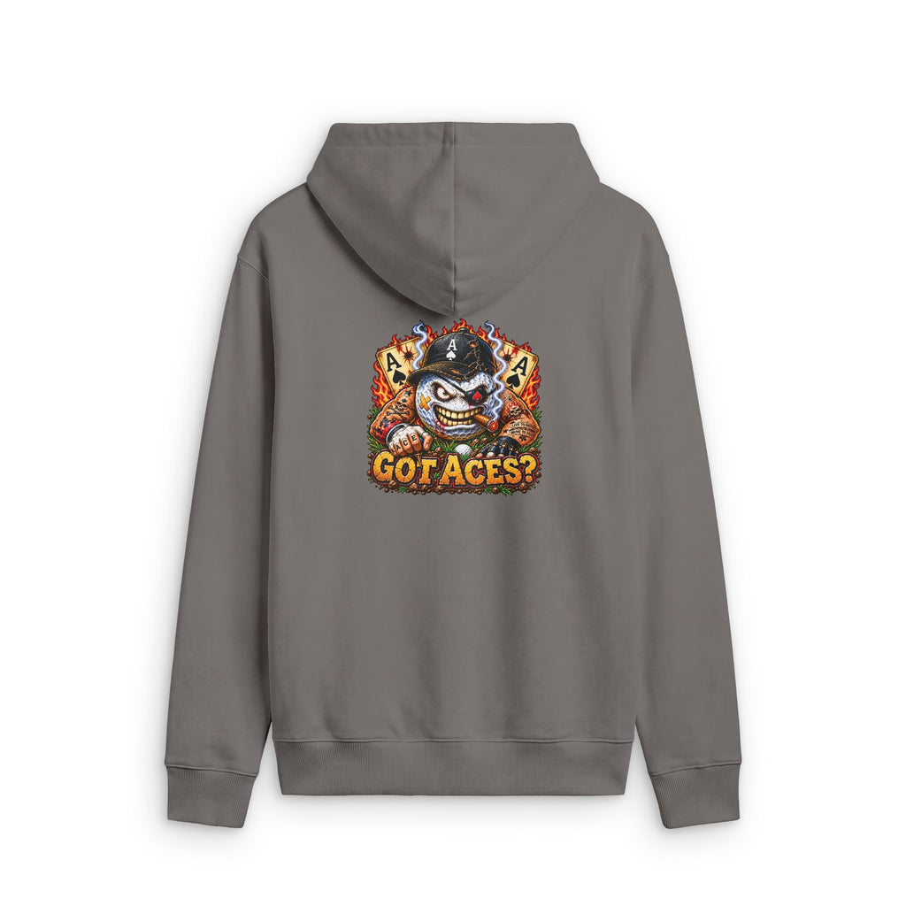 Got Aces Golf Ball #2 – Golf Madness Faded Zip Hoodie