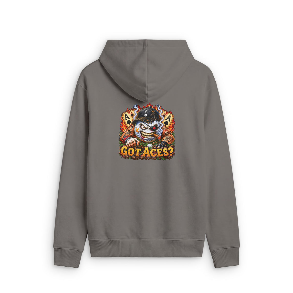 Got Aces Golf Ball #2 – Golf Madness Faded Zip Hoodie
