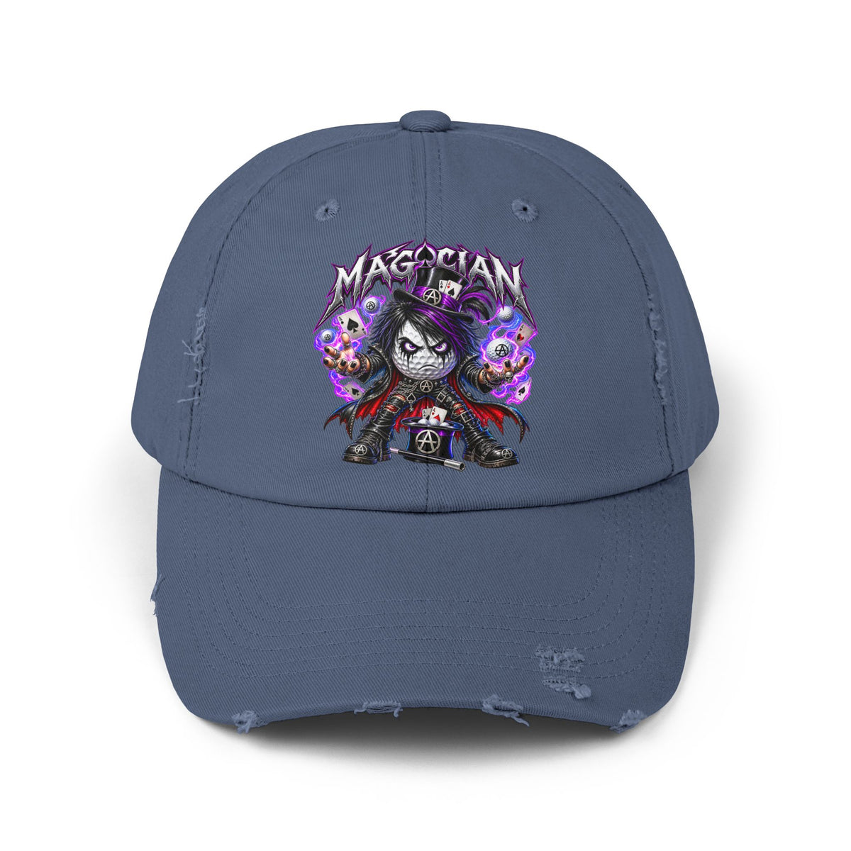 Dark Illusionist Golf Ball – Golf Madness Distressed Dad Hat