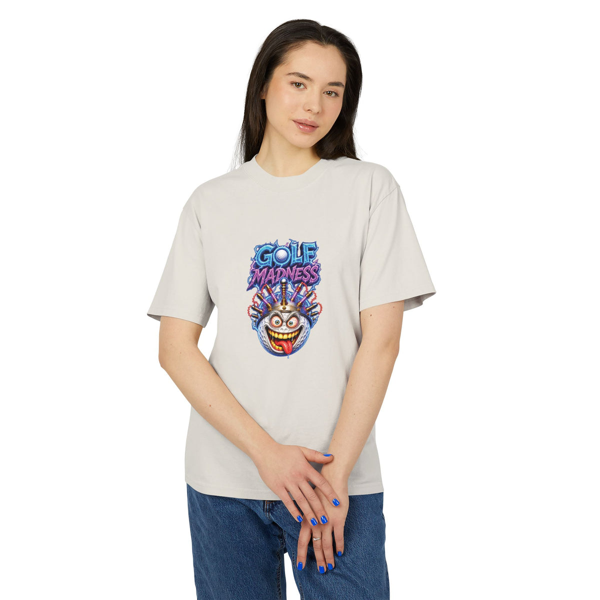 Electric Shock Golf Ball – Golf Madness Heavy Faded T-Shirt