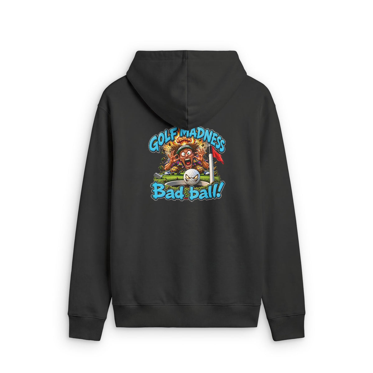 Bad Ball – Golf Madness Faded Zip Hoodie