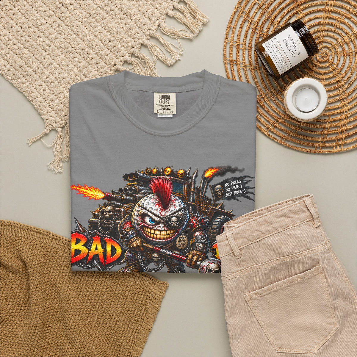 Golf Madness – Wasteland Warrior Golf Ball T-Shirt