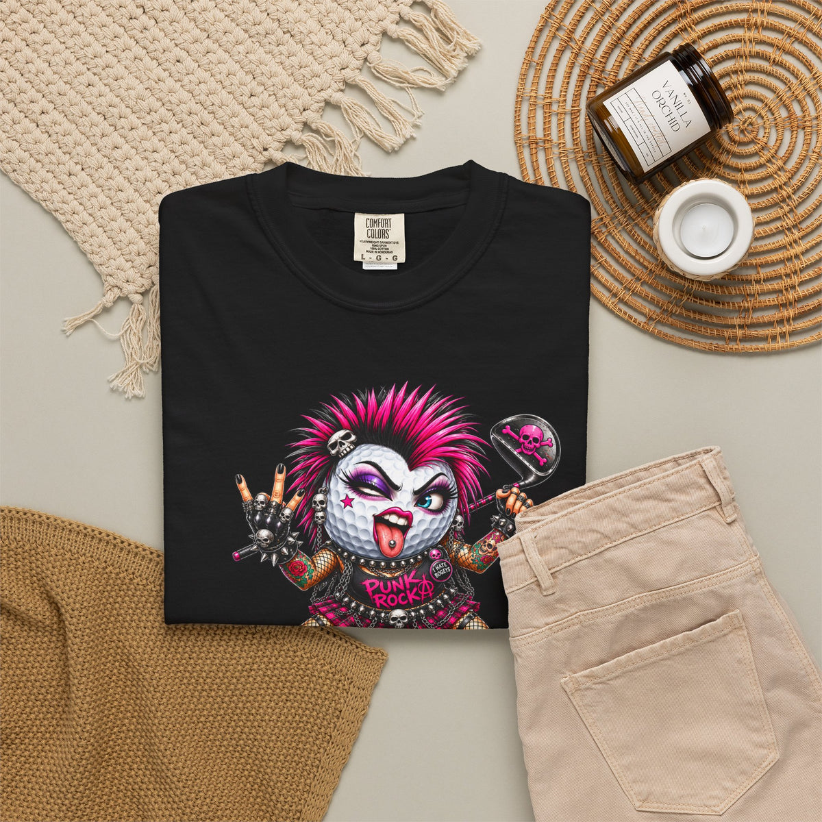 Punk Rock Golfer Girl Golf Ball – Golf Madness