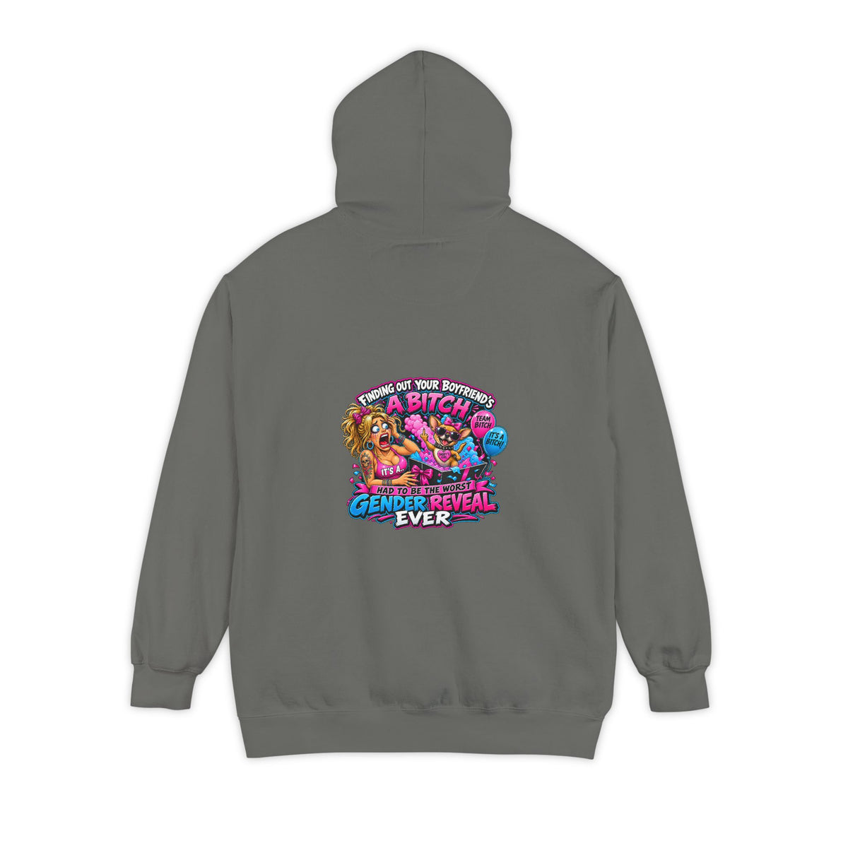 Gender Reveal – Total Madness Garment-Dyed Pullover Hoodie