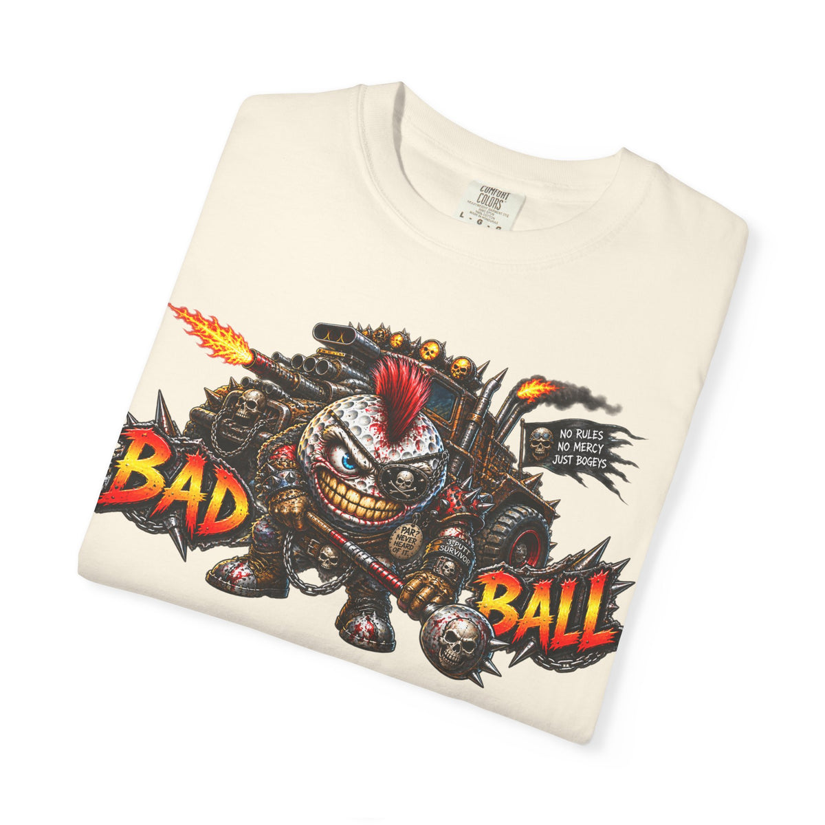 Golf Madness – Wasteland Warrior Golf Ball T-Shirt