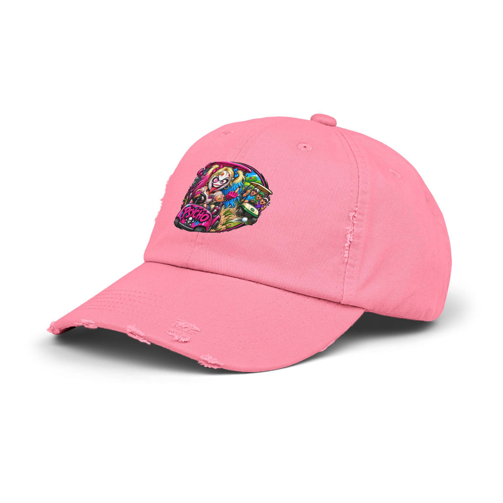 Psycho Cart Driver Golf Ball – Golf Madness Distressed Dad Hat