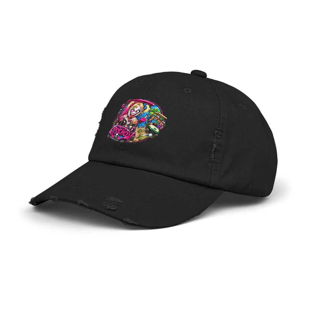 Psycho Cart Driver Golf Ball – Golf Madness Distressed Dad Hat