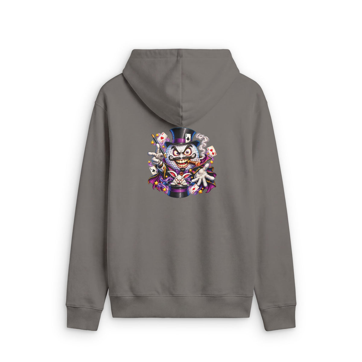 Magician with Rabbit Golf Ball – Golf Madness Faded Zip Hoodie