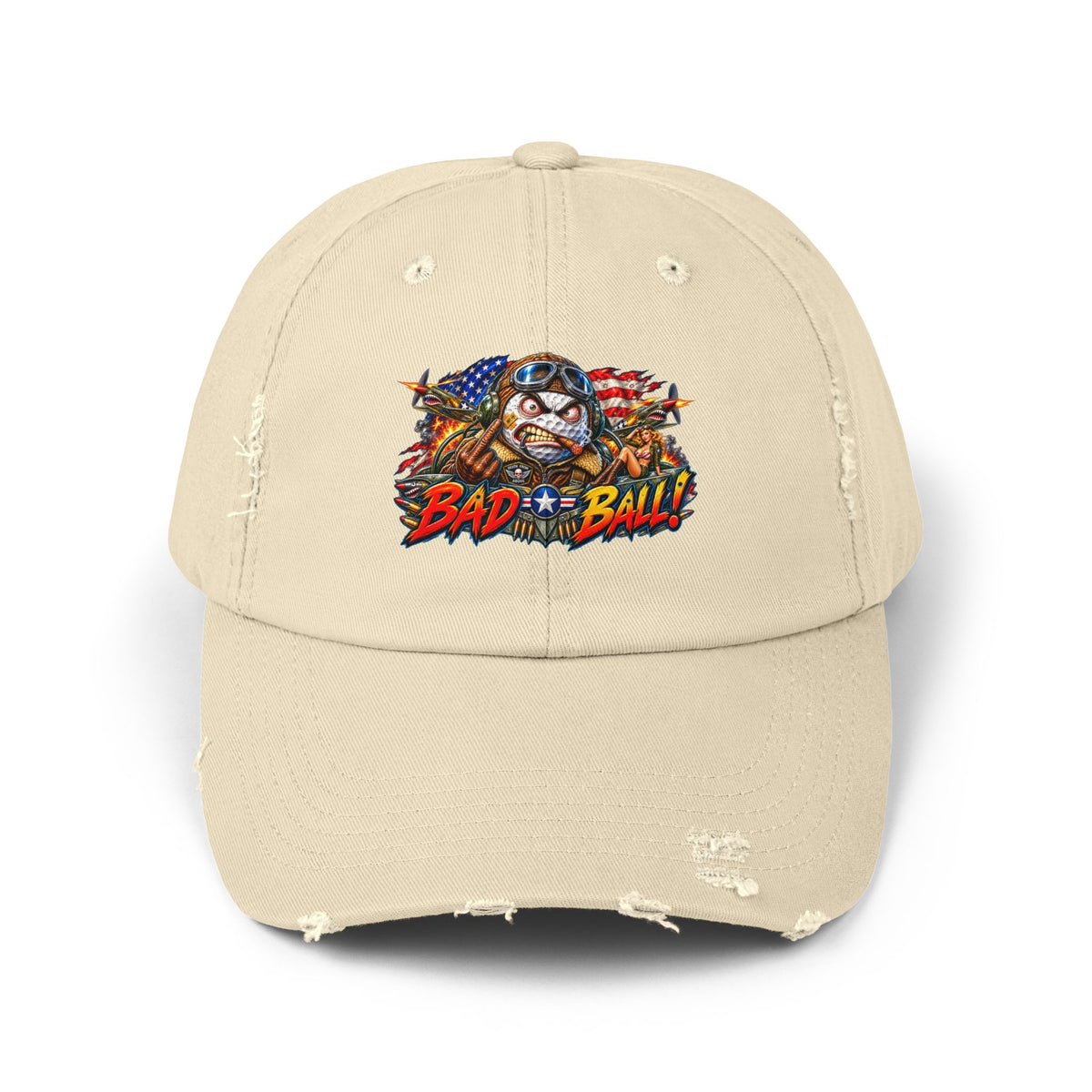 Air Force Flying Ace Golf Ball – Golf Madness Distressed Dad Hat