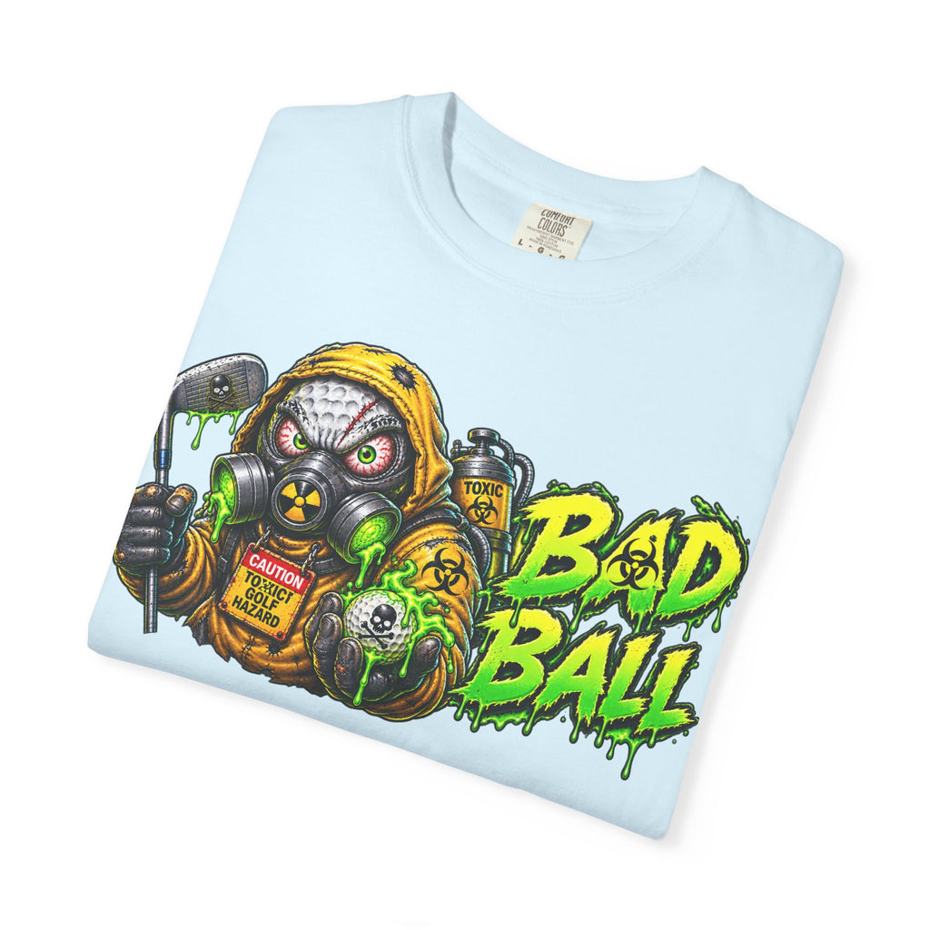 Golf Madness – Radioactive Gas Mask Golf Ball T-Shirt