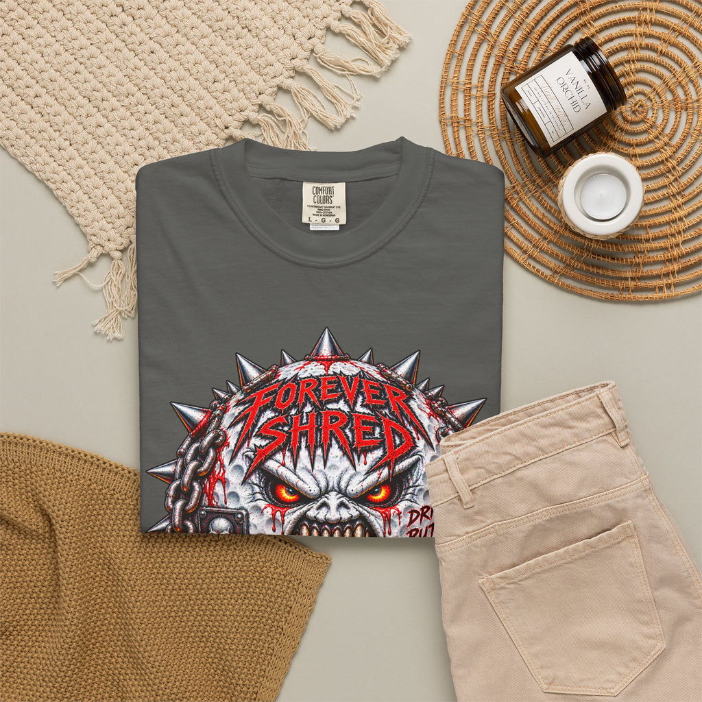 Golf Madness – Heavy Metal Golf Ball T-Shirt 🤘