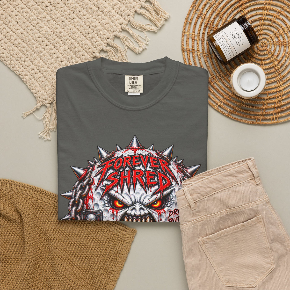 Golf Madness – Heavy Metal Golf Ball T-Shirt 🤘