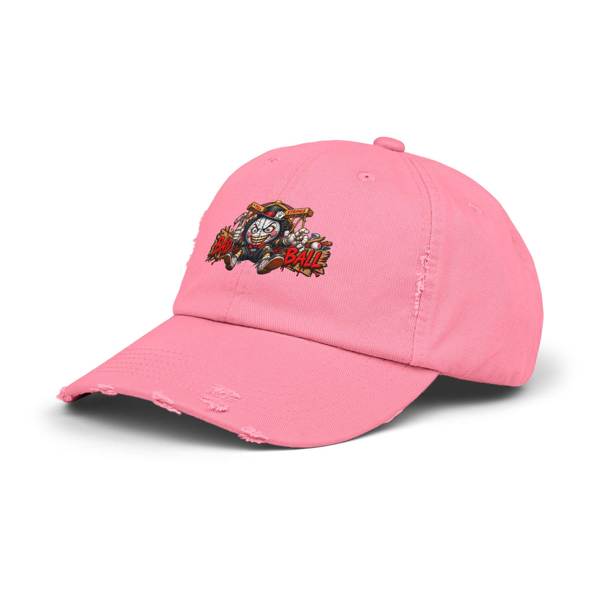 Psycho Puppet Golf Ball – Golf Madness Distressed Dad Hat