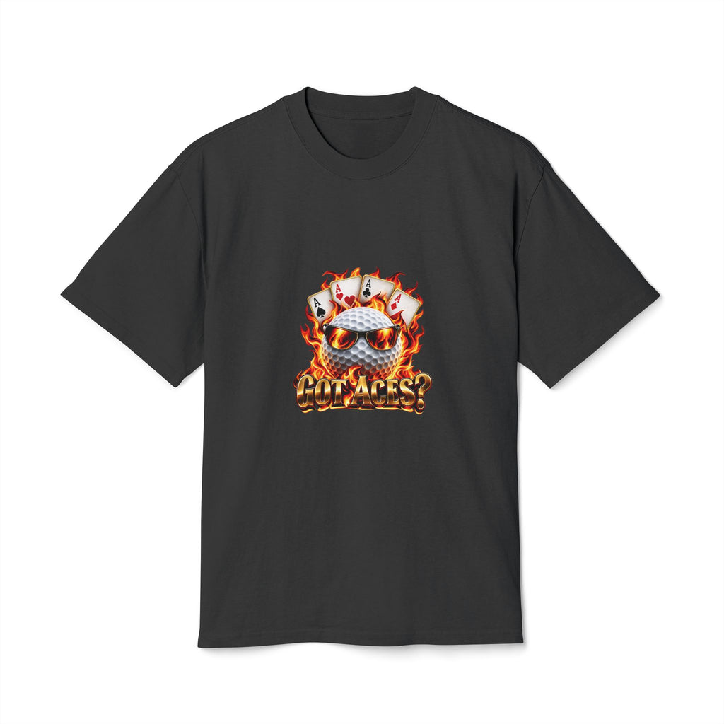 Got Aces Golf Ball #4 – Golf Madness Heavy Faded T-Shirt