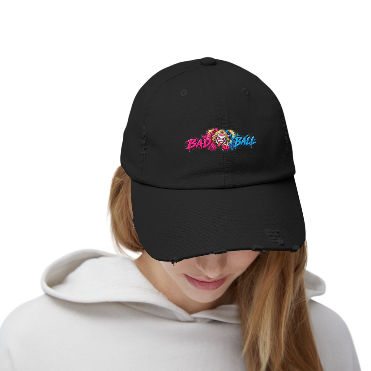 Psycho Girl Golf Ball – Golf Madness Distressed Dad Hat